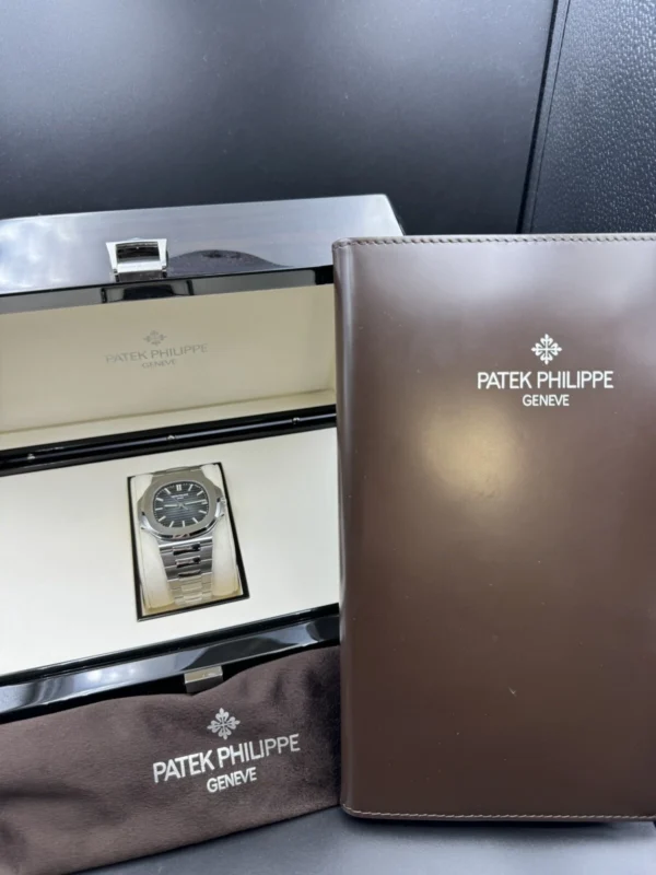 Patek Phillipe Nautilus Blue Men's Watch 2019 Box & Papers